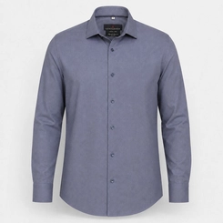 CAMISA ESPINHA DE PEIXE 80 MARINHO
