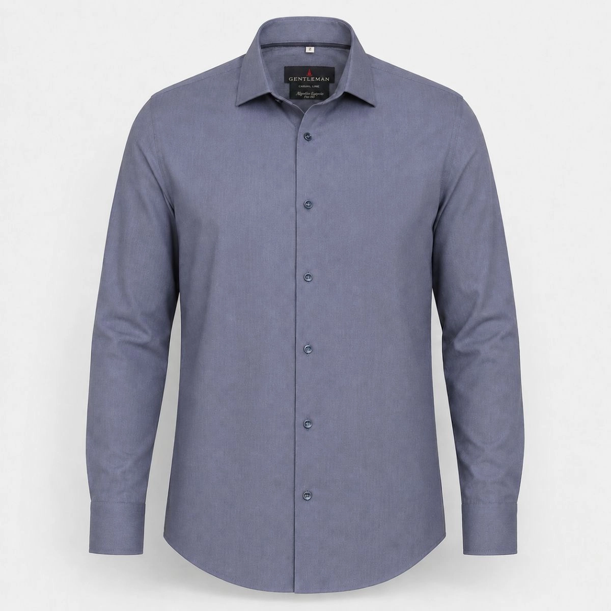 CAMISA ESPINHA DE PEIXE 80 MARINHO
