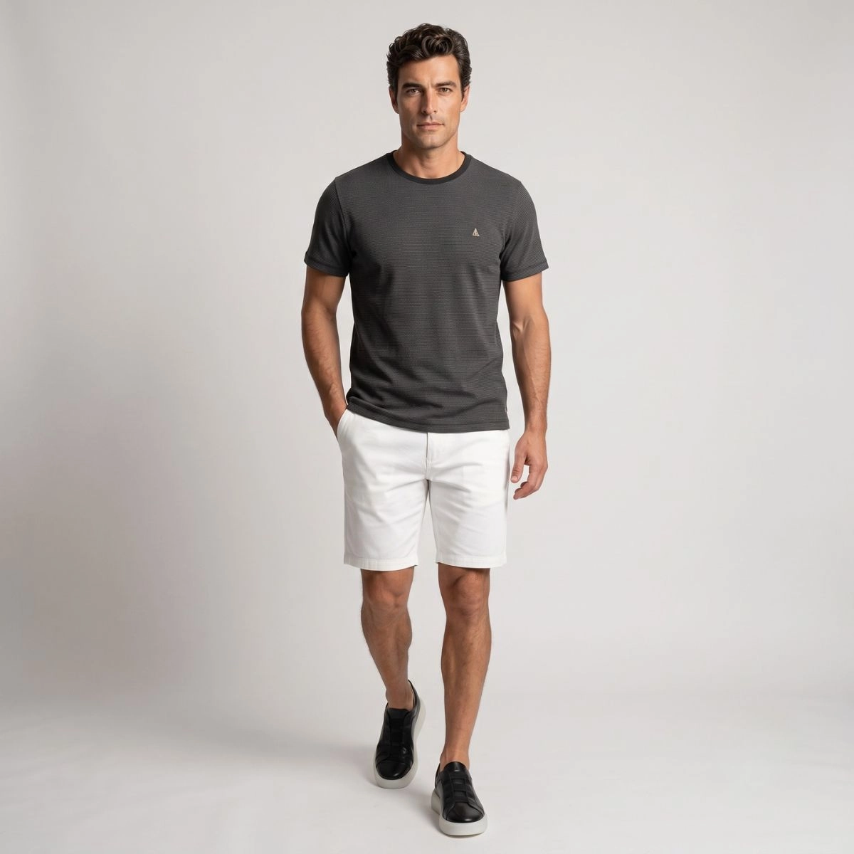 T-SHIRT WAFFLE ELASTANO