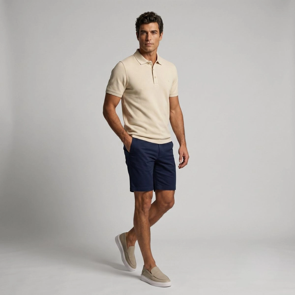POLO CANELADA STRECH