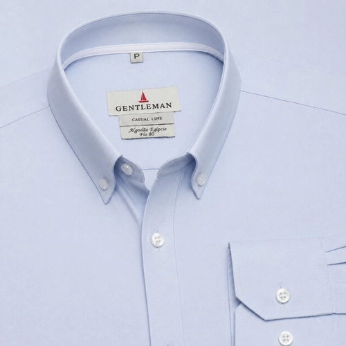CAMISA OXFORDINE BOTTOM AZUL