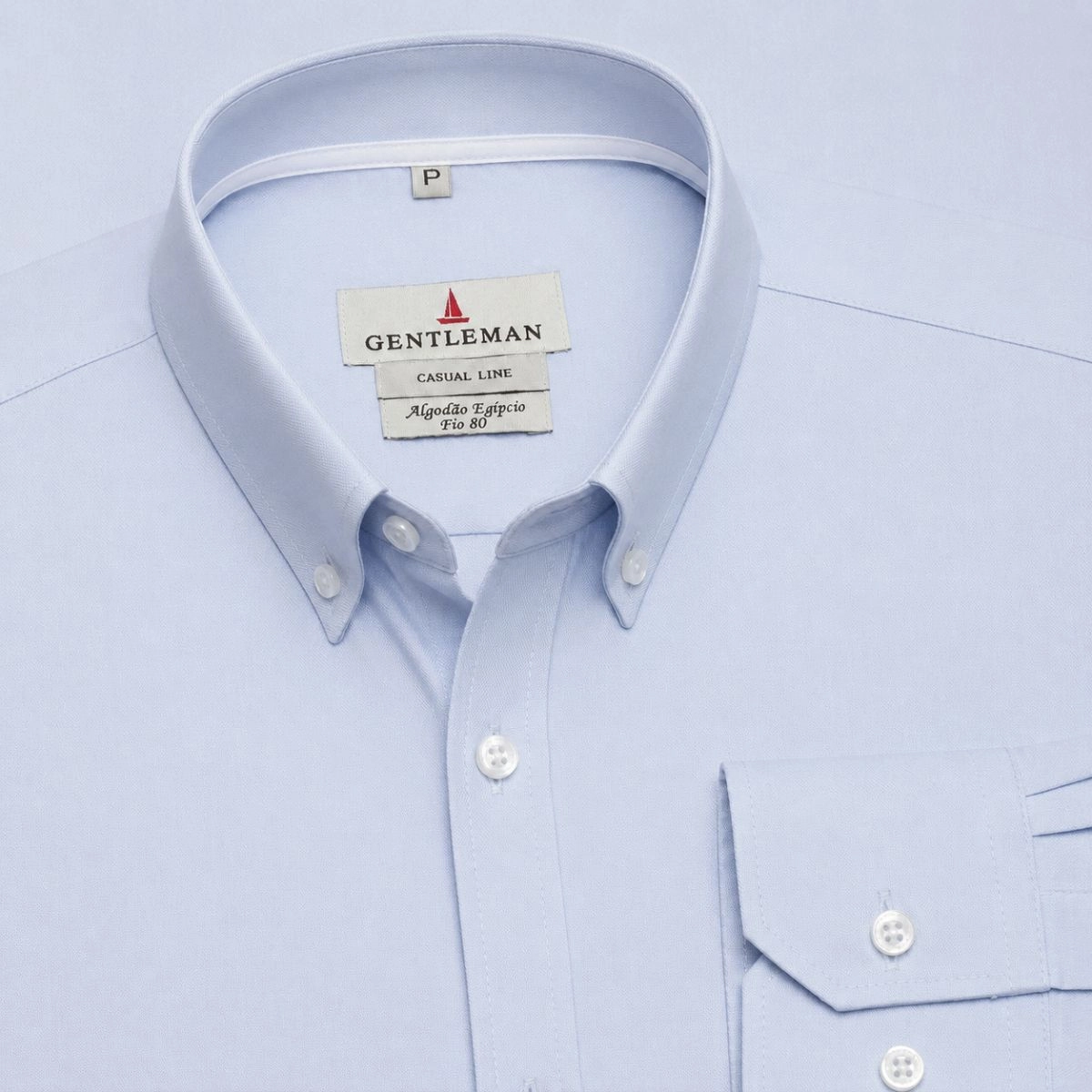 CAMISA OXFORDINE BOTTOM AZUL