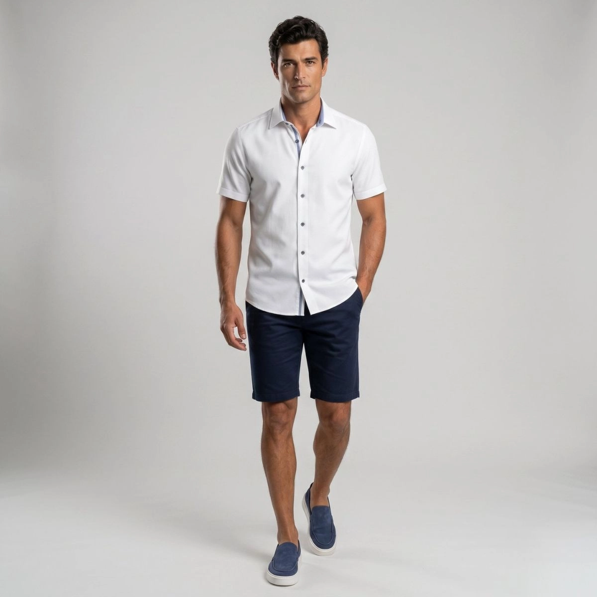 CAMISA M/C BAMBU BRANCO