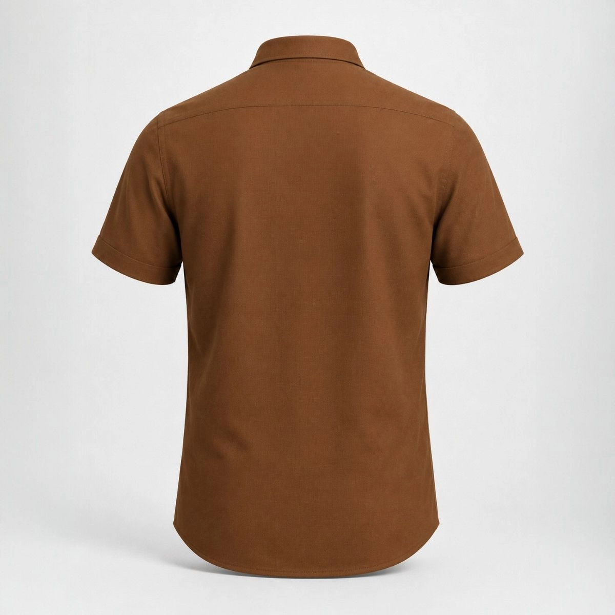 CAMISA M/C BAMBU MARROM