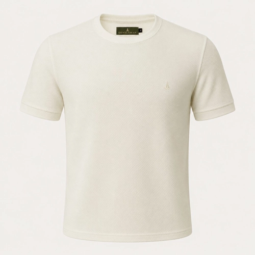 T-SHIRT TEXTURA DIAGONAL