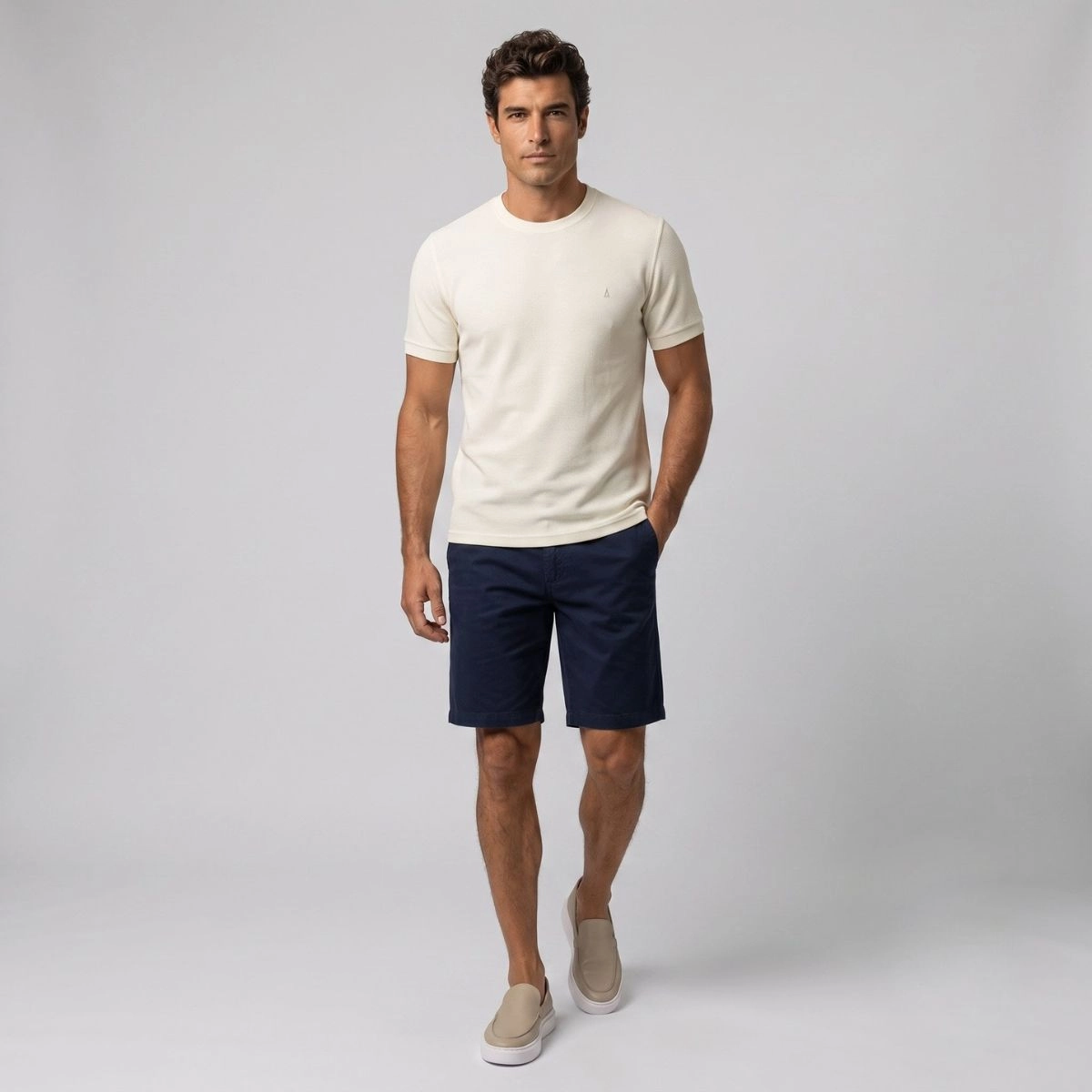 T-SHIRT TEXTURA DIAGONAL