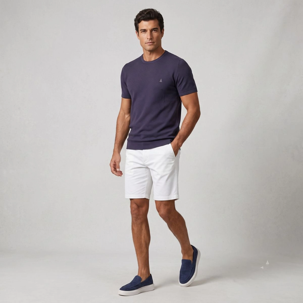 T-SHIRT TEXTURA DIAGONAL