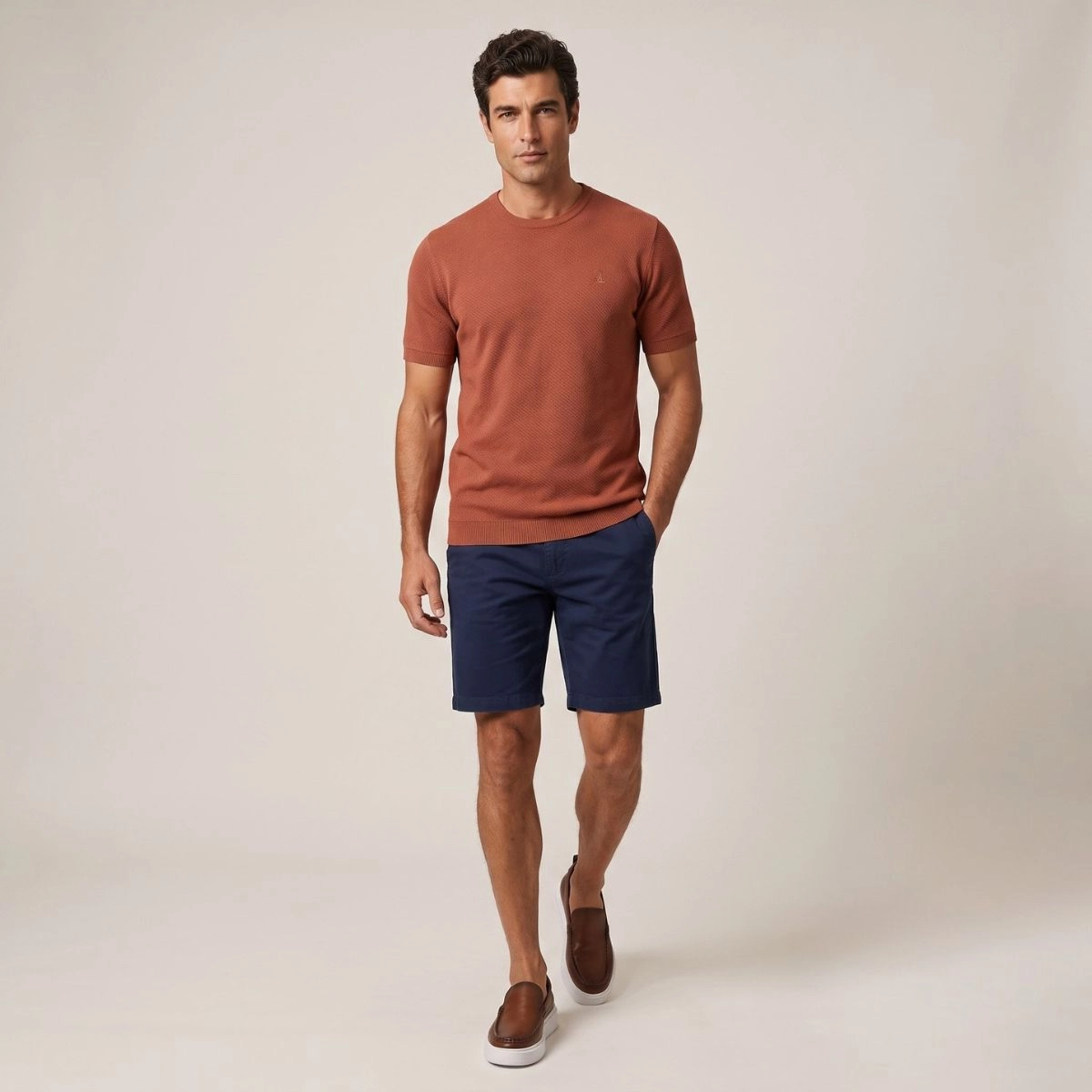 T-SHIRT TEXTURA DIAGONAL