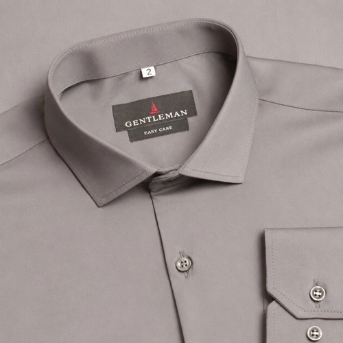 CAMISA BAMBU STRETCH GRAFITE