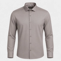 CAMISA BAMBU STRETCH GRAFITE