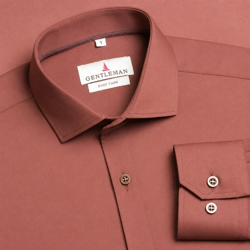 CAMISA BAMBU STRETCH MARROM