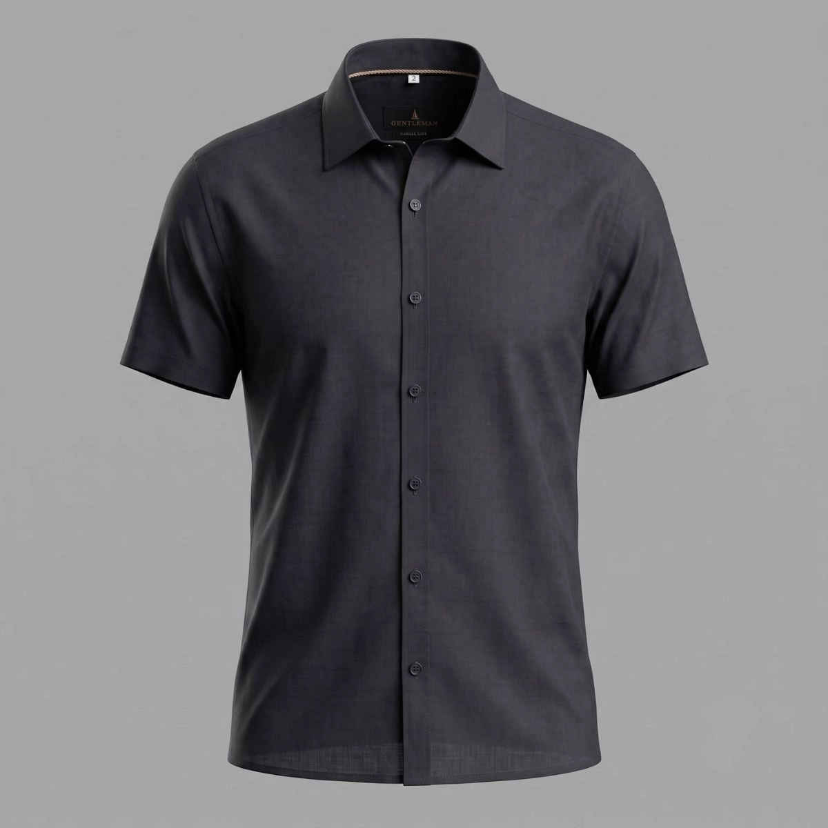 CAMISA VISCOLINHO PRETO