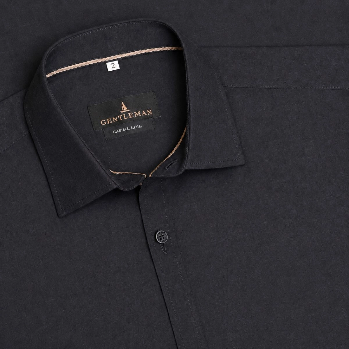 CAMISA VISCOLINHO PRETO