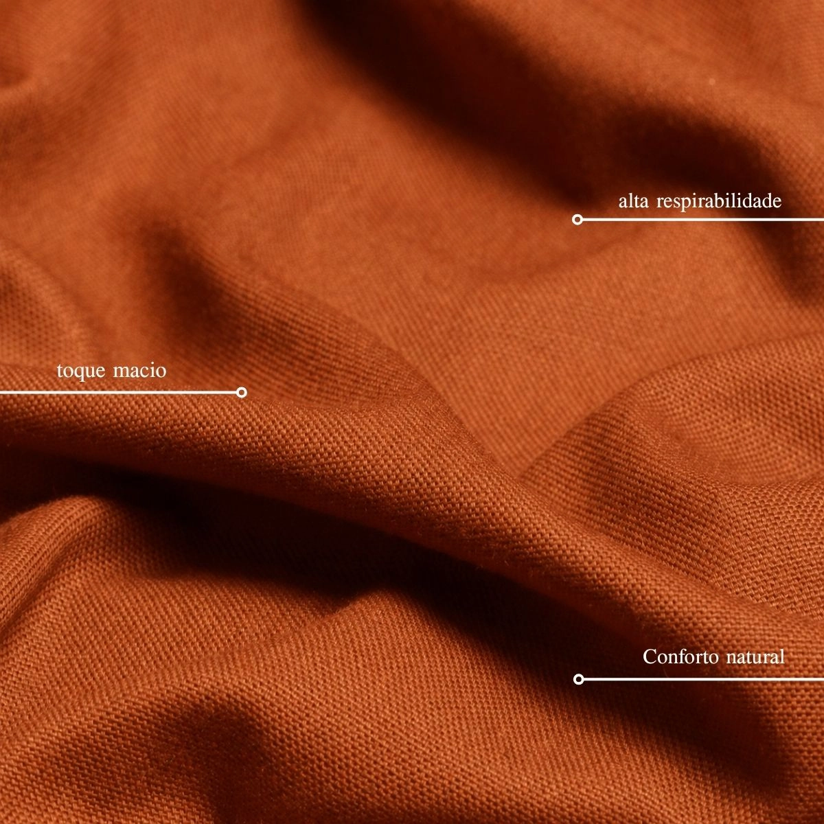 CAMISA OXFORD BOTTON TERRACOTA
