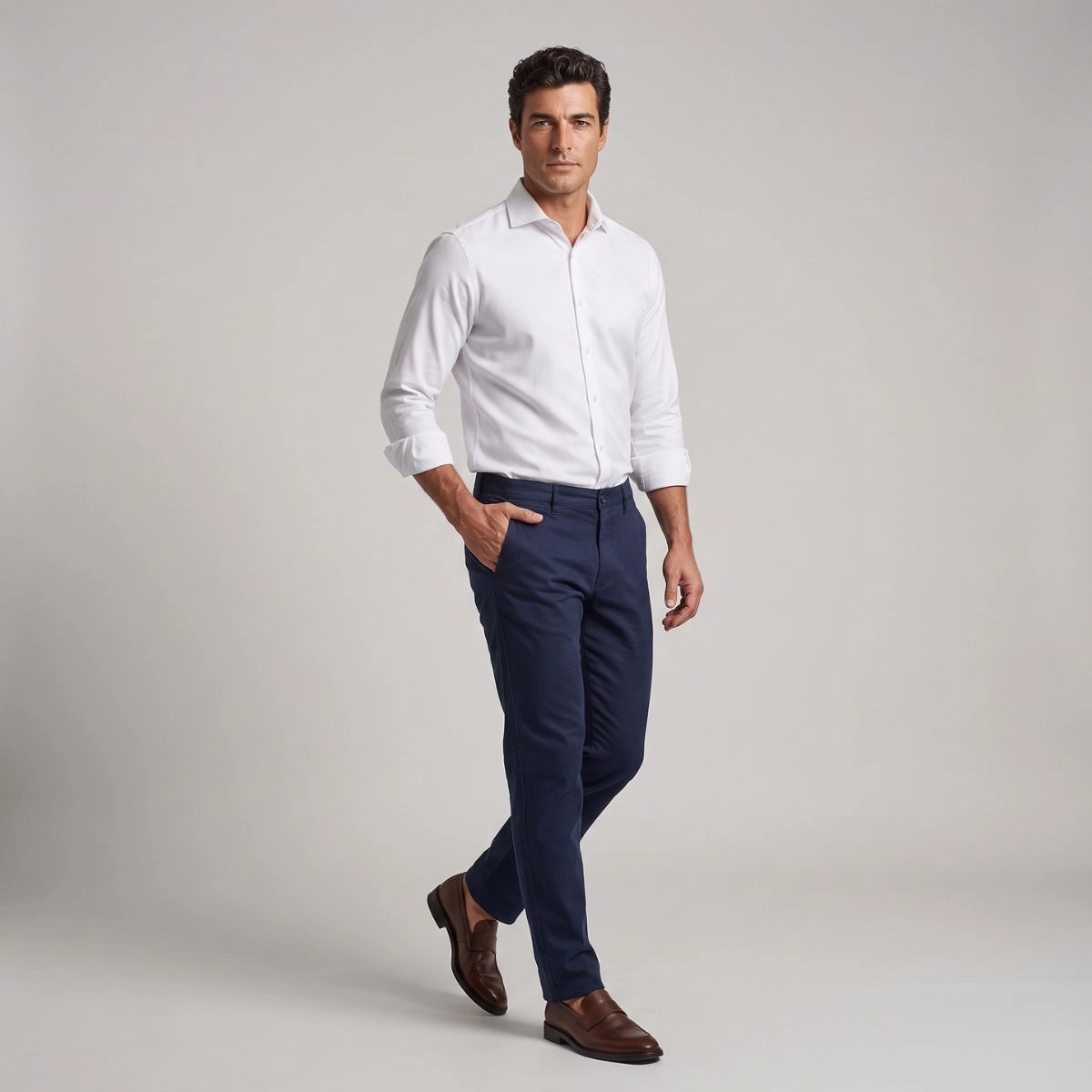 CAMISA OFFICE BAMBU BRANCA