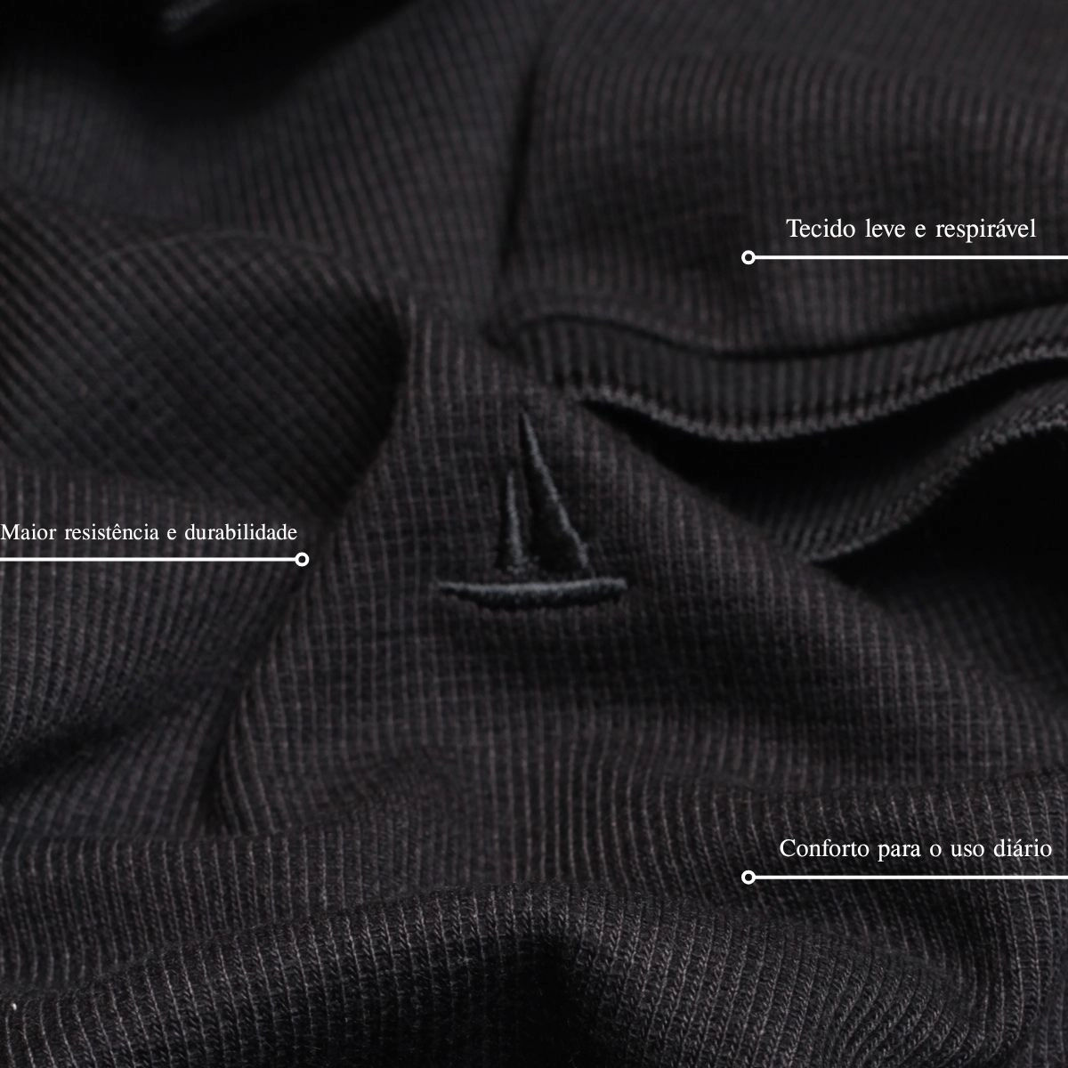 T-SHIRT TEXTURA CANELADA