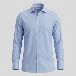 CAMISA OFFICE BAMBU AZUL