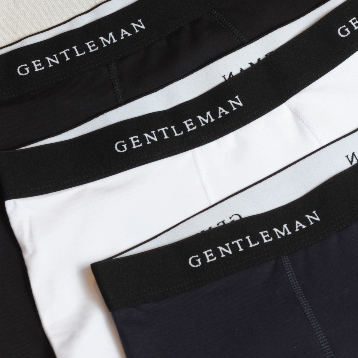 KIT 3 CUECAS BOXER GENTLEMAN ALG.VARIADO
