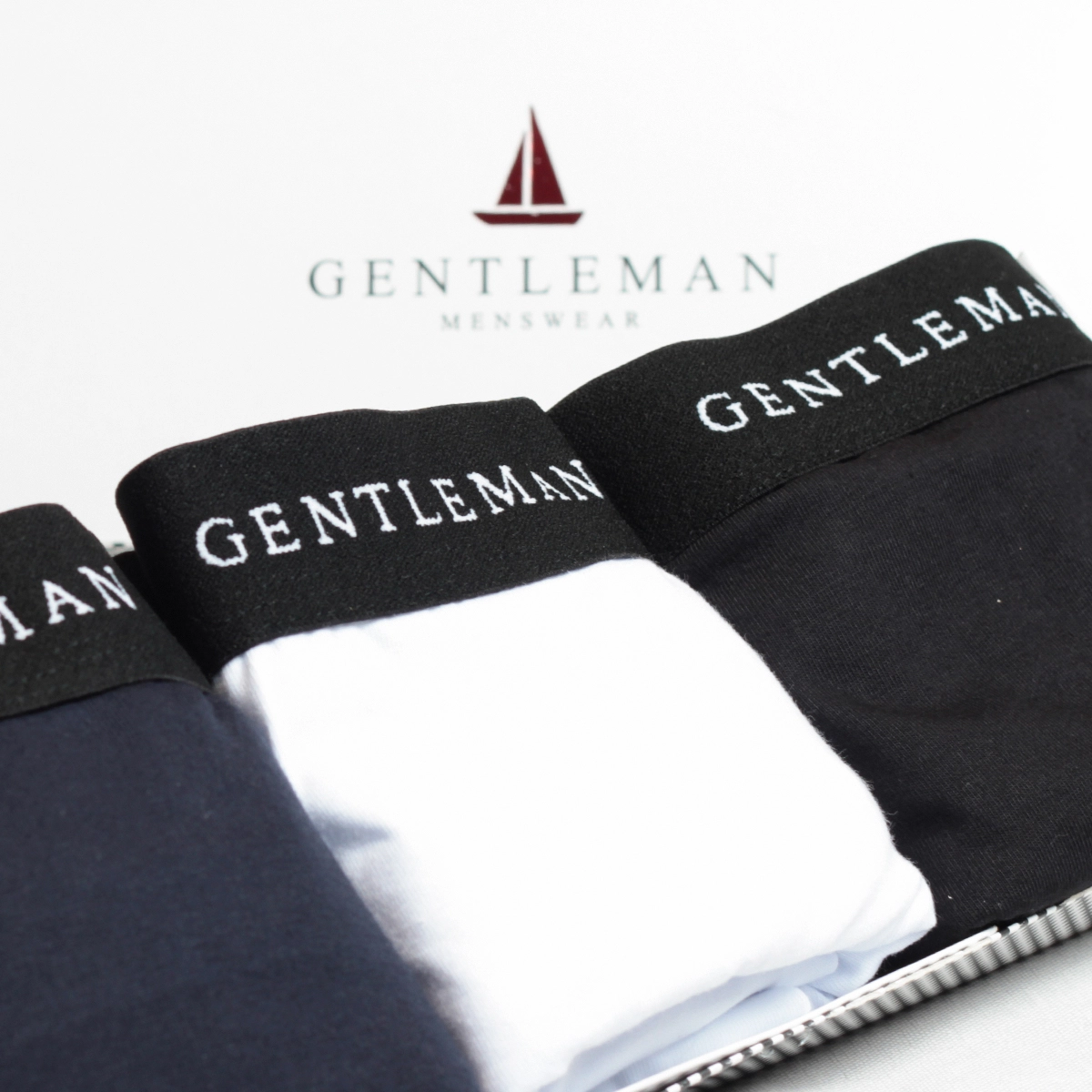 KIT 3 CUECAS BOXER GENTLEMAN ALG.VARIADO